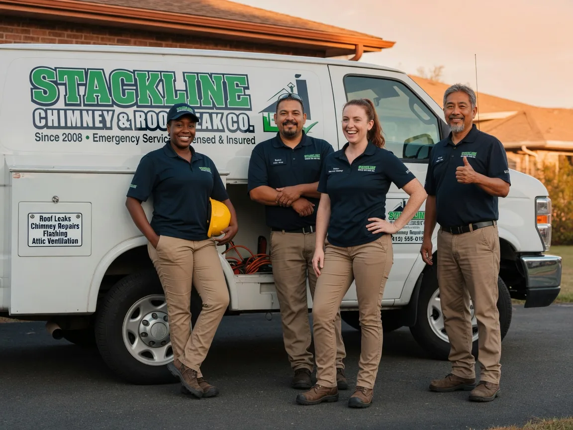 Chimney flashing repair company in Chattanooga, OK